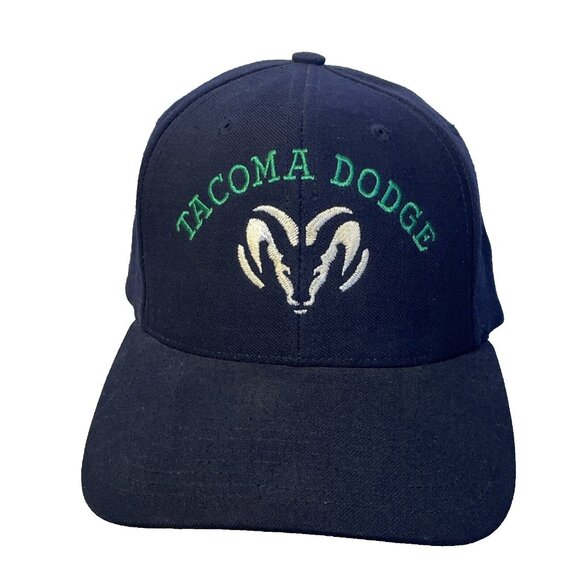 Tacoma Dodge Softball Snapback Hat Richardson Pro Model Cap Blue - Picture 1 of 14
